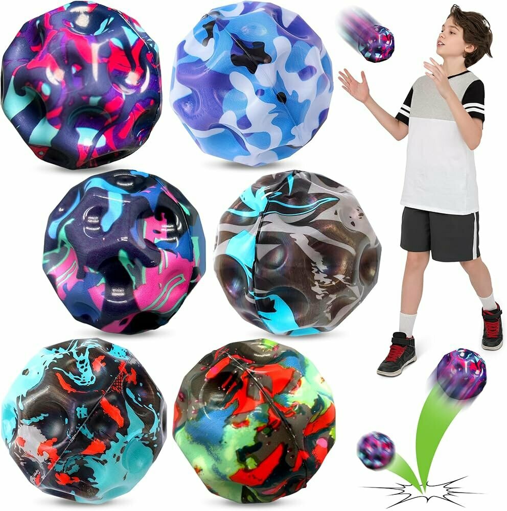 Яркий прыгающий мяч-молния – Ваш ребенок будет радоваться каждому прыжку! — фото 1