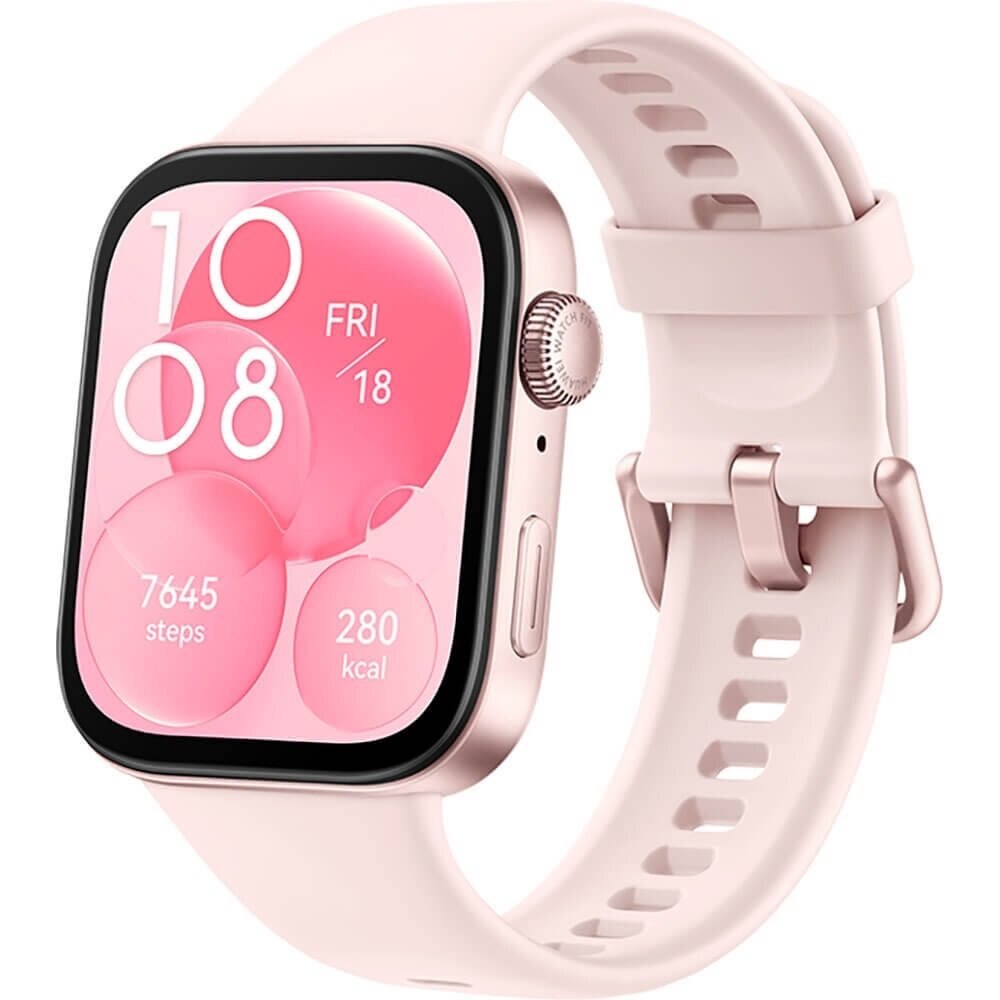 Умные часы Huawei Watch Fit 3 active fluoroelastomer pink (розовый) RU
