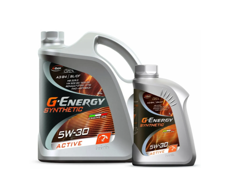 Масло G-Energy "Synthetic Active" 5W-30 SL/CF синтетическое 5 л
