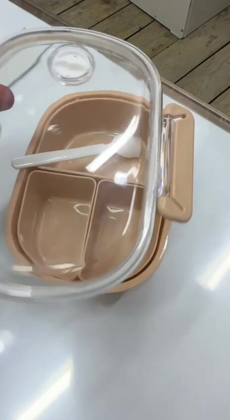 Контейнер для еды, ланч бокс с подогревом — фото 1