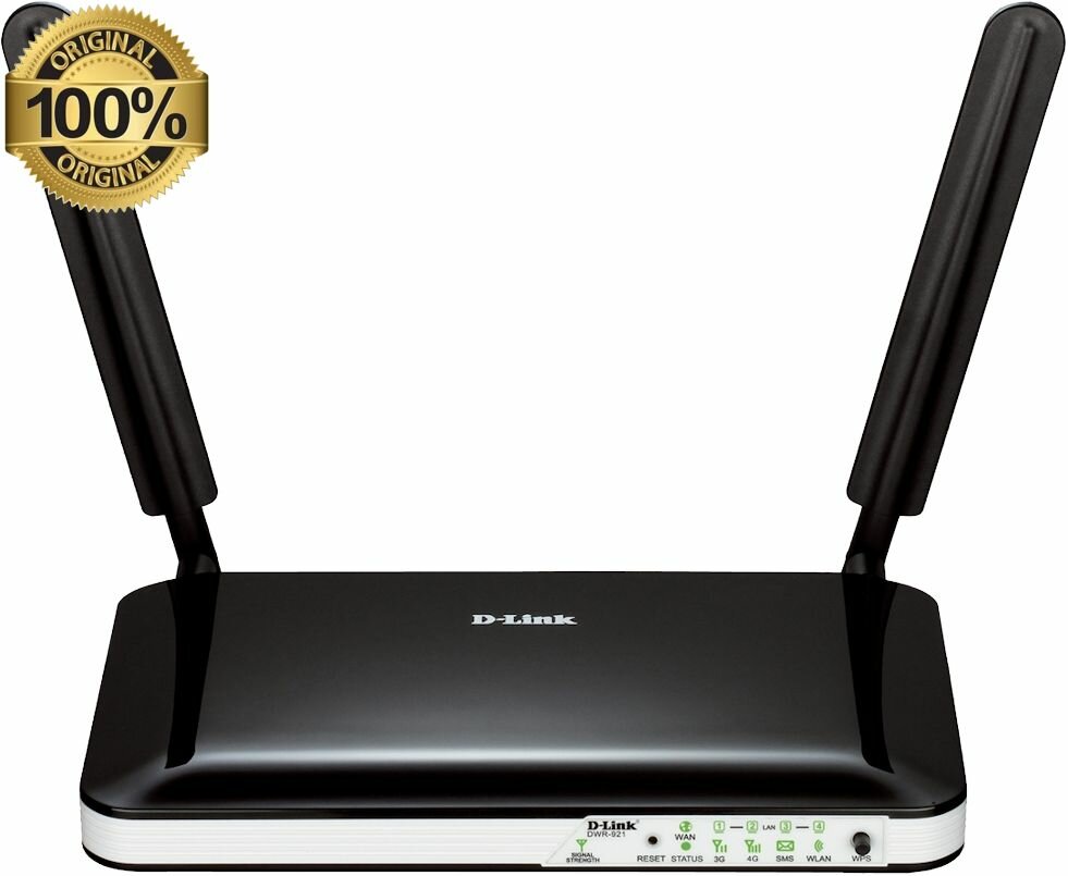 Роутер D-Link Wi-Fi маршрутизатор (роутер) DWR-921/E3GR4HD