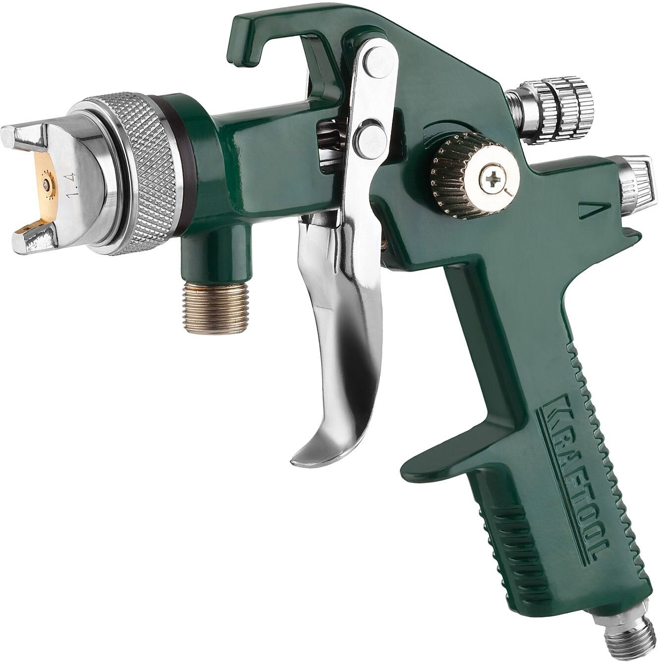 Краскораспылитель KRAFTOOL 280л/мин, сопло 1,4 мм, бак 1 л (06520-1.4)