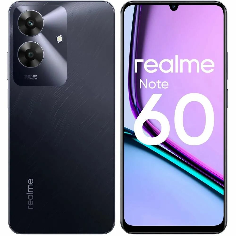 Смартфон Realme Note 60 4+128 GB черный