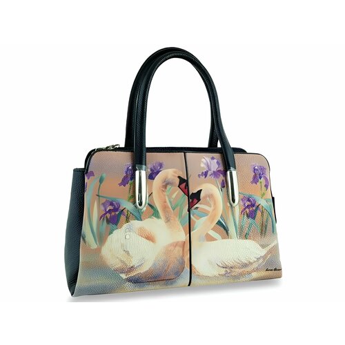 фото Сумка exotic leather, фактура зернистая, бежевый
