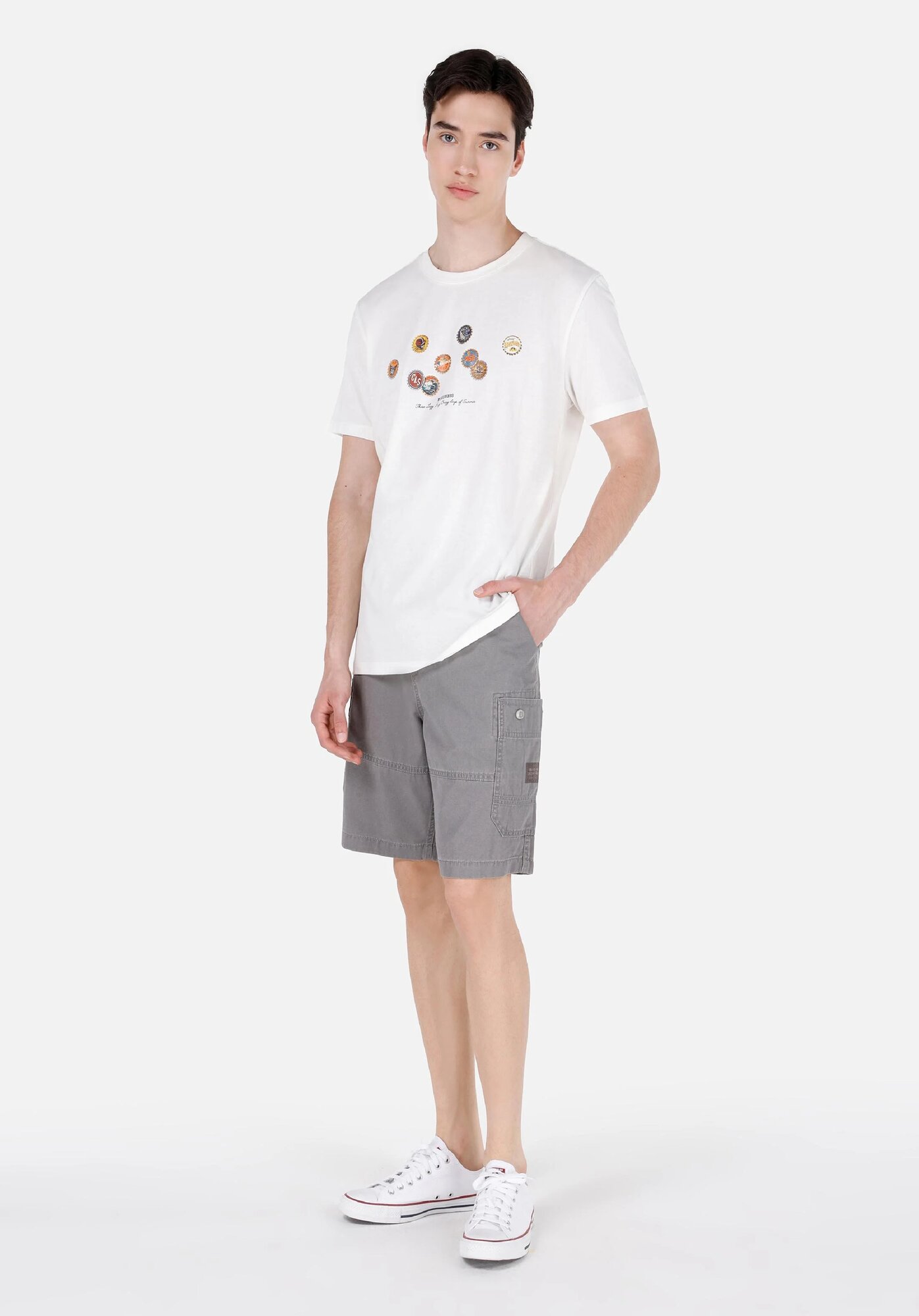 Шорты COLIN'S Comfort Fit, размер S, серый