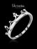 Кольцо корона серебро 925 пробы Veronika jewelry factory