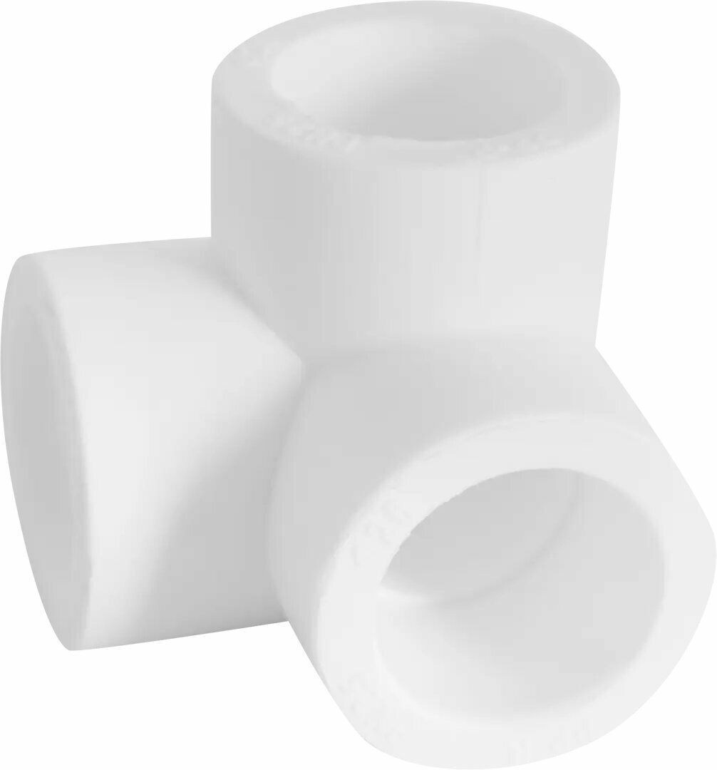 Тройник двухплоскостной Aquabeam 25x25x25 мм полипропилен AB  PPR 002  DT 025