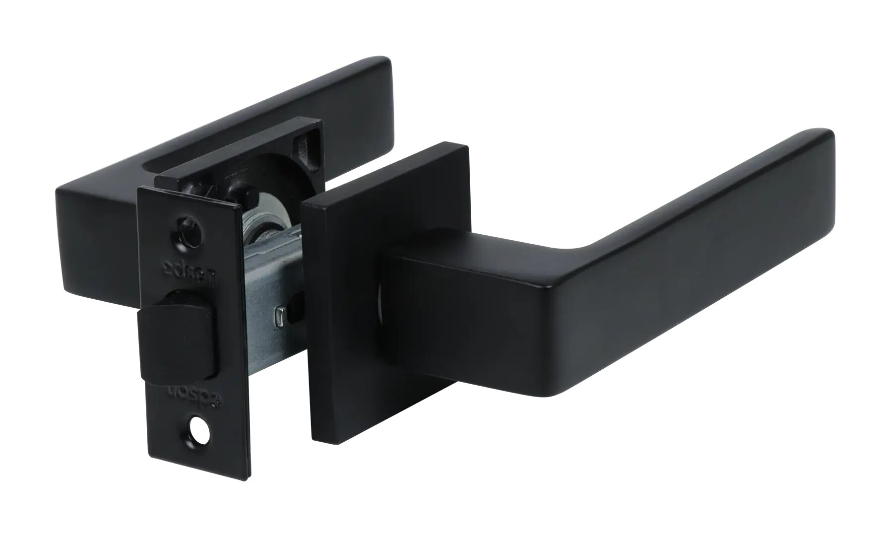 Дверные ручки Edson P10Q2 без запирания цвет черный