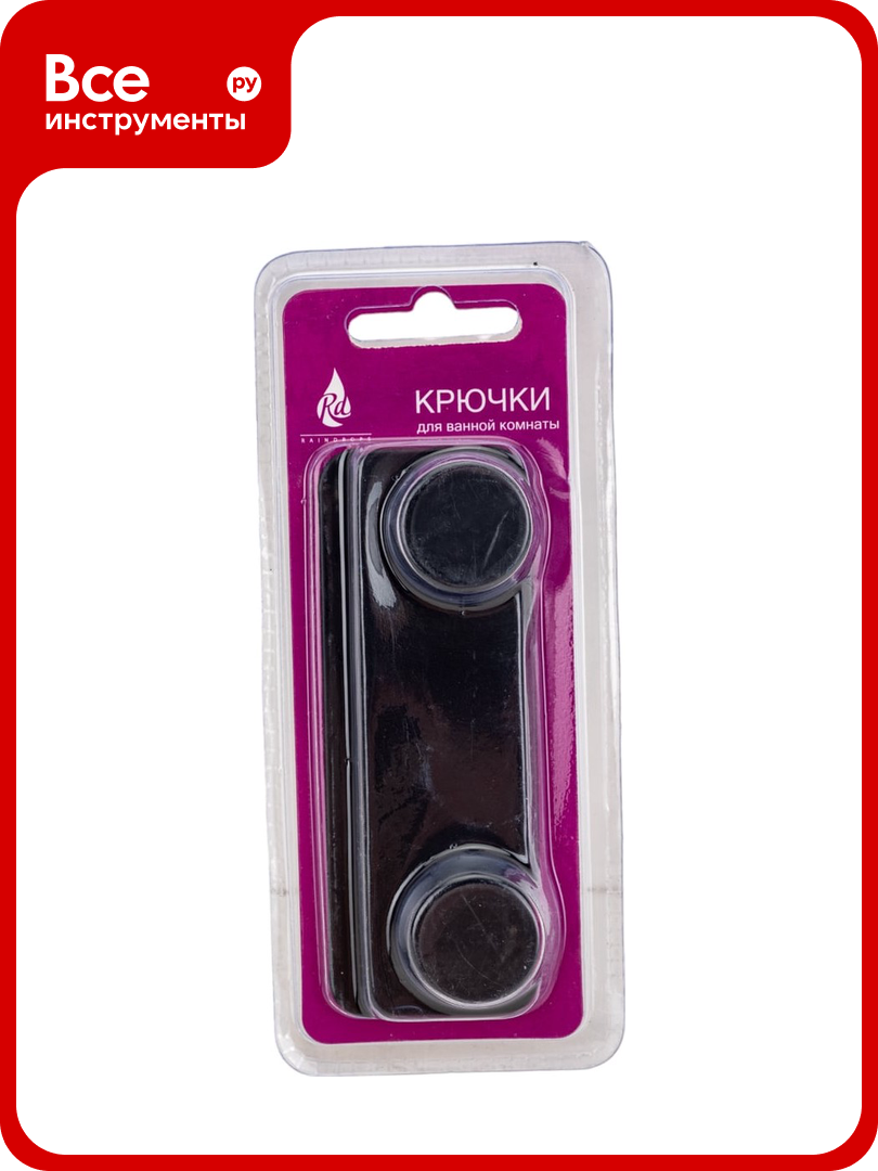 Настенная вешалка с двумя крючками Raindrops B6445P-2