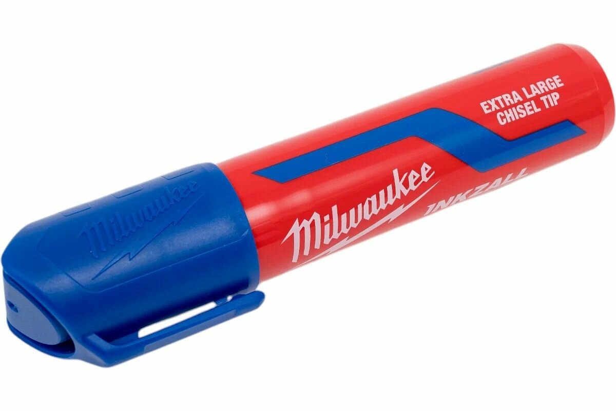 Супер-большой XL синий маркер для стройплощадки Milwaukee INKZALL 4932471561