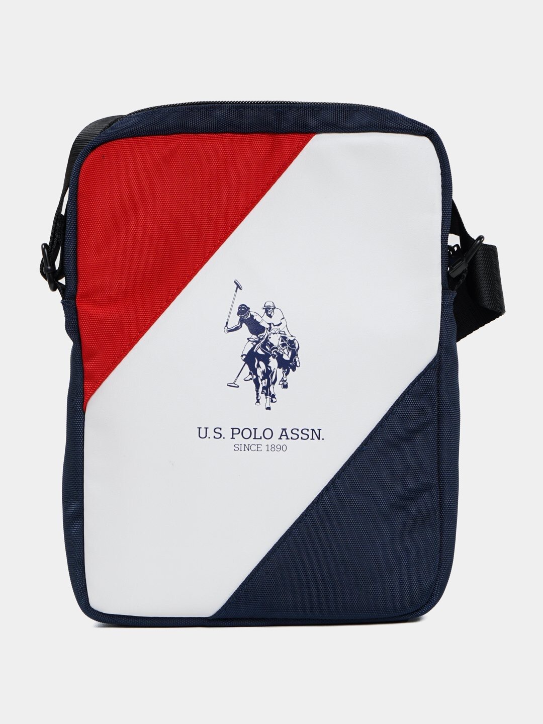 Сумка-рюкзак U.S. POLO ASSN., 4 шт., фактура матовая, синий