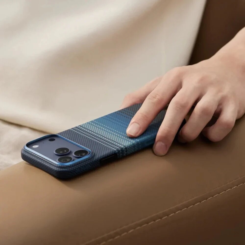 Чехол UNIQ, для iPhone 17 PITAKA Aramid Pro, защита от ударов