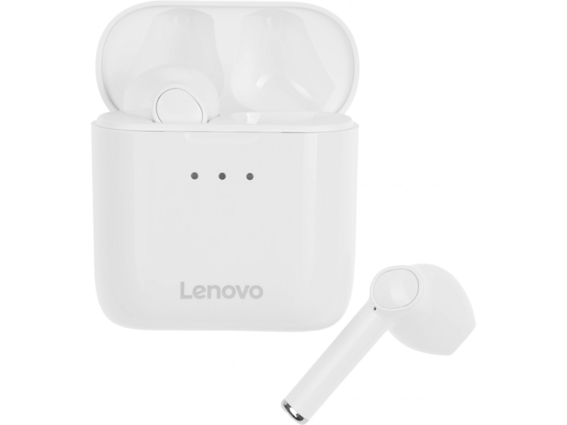 Гарнитура вкладыши QT83 белый беспроводные bluetooth в ушной раковине