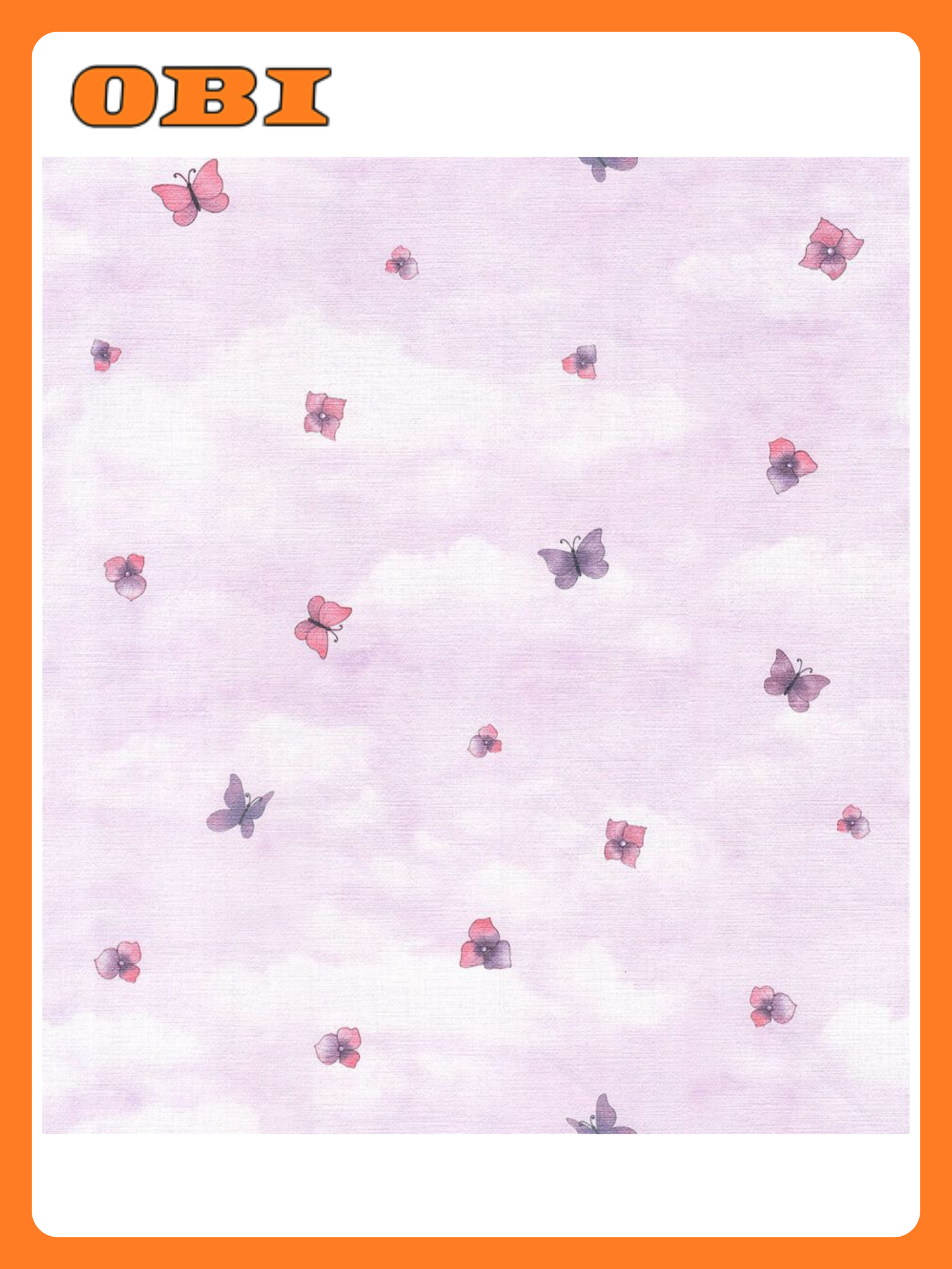 Бумажные обои Гомельобои Молодость Воздушный 91 сиреневые 0 53х10 05 м