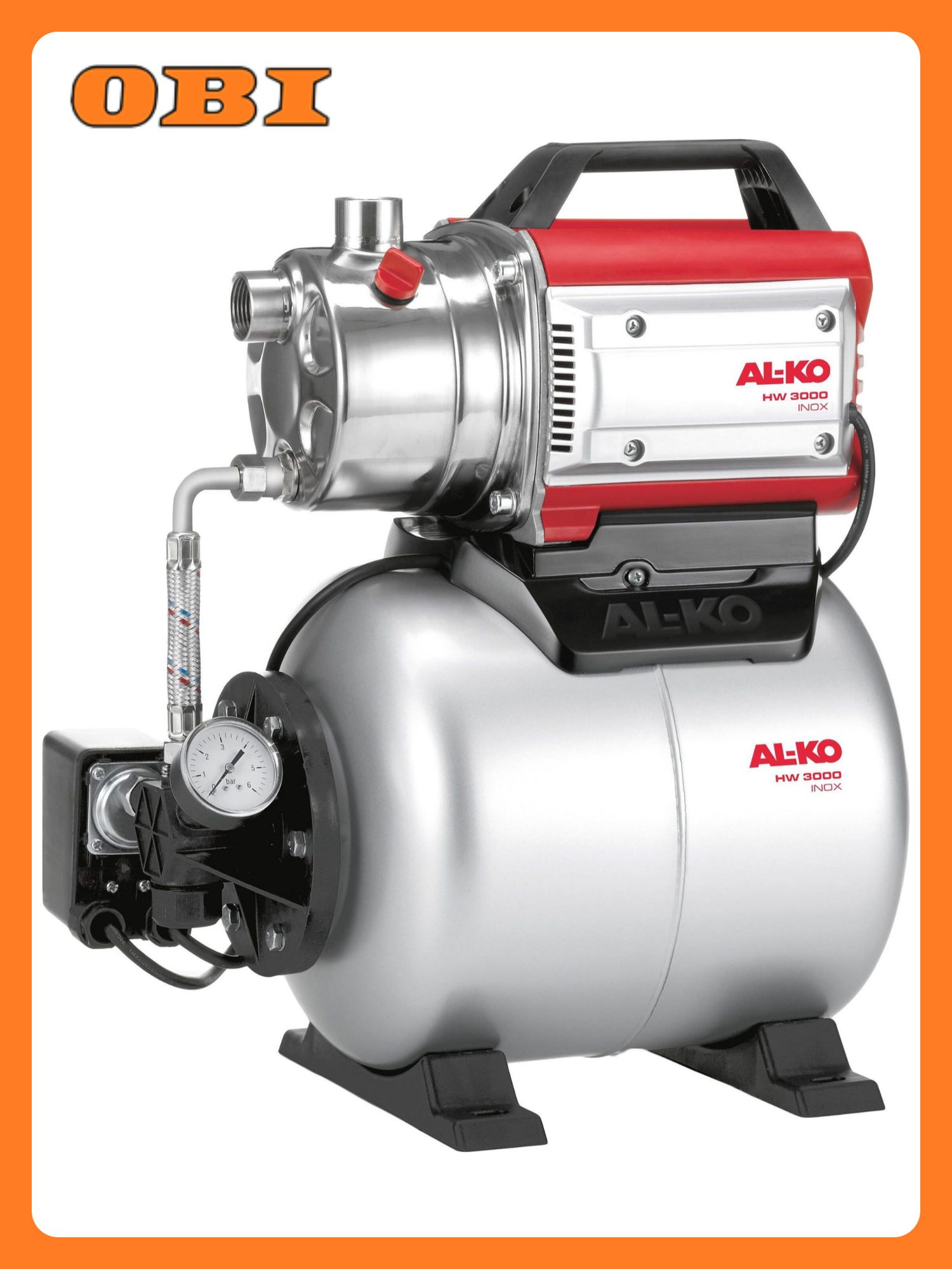 Насосная станция колодезная AL-KO Classic HW 3000 Inox