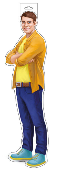 Плакат Папа (44*11см, вырубка) (Ф-15832), Сфера