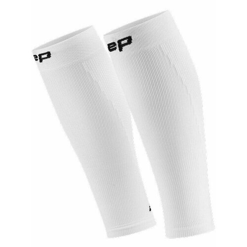 фото Гетры компрессионные cep core run sleeves, calf, 5.0, белый