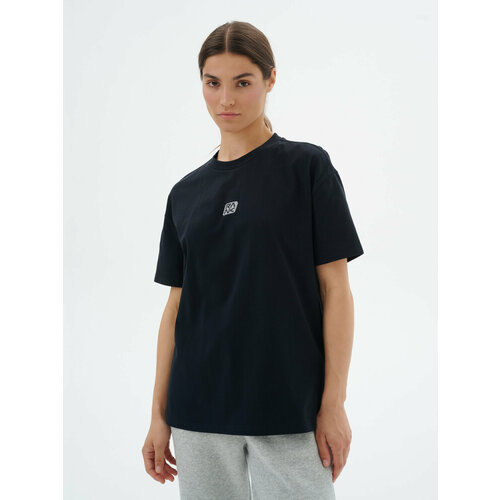фото Футболка rank essential oversize t-shirt, размер xs, черный
