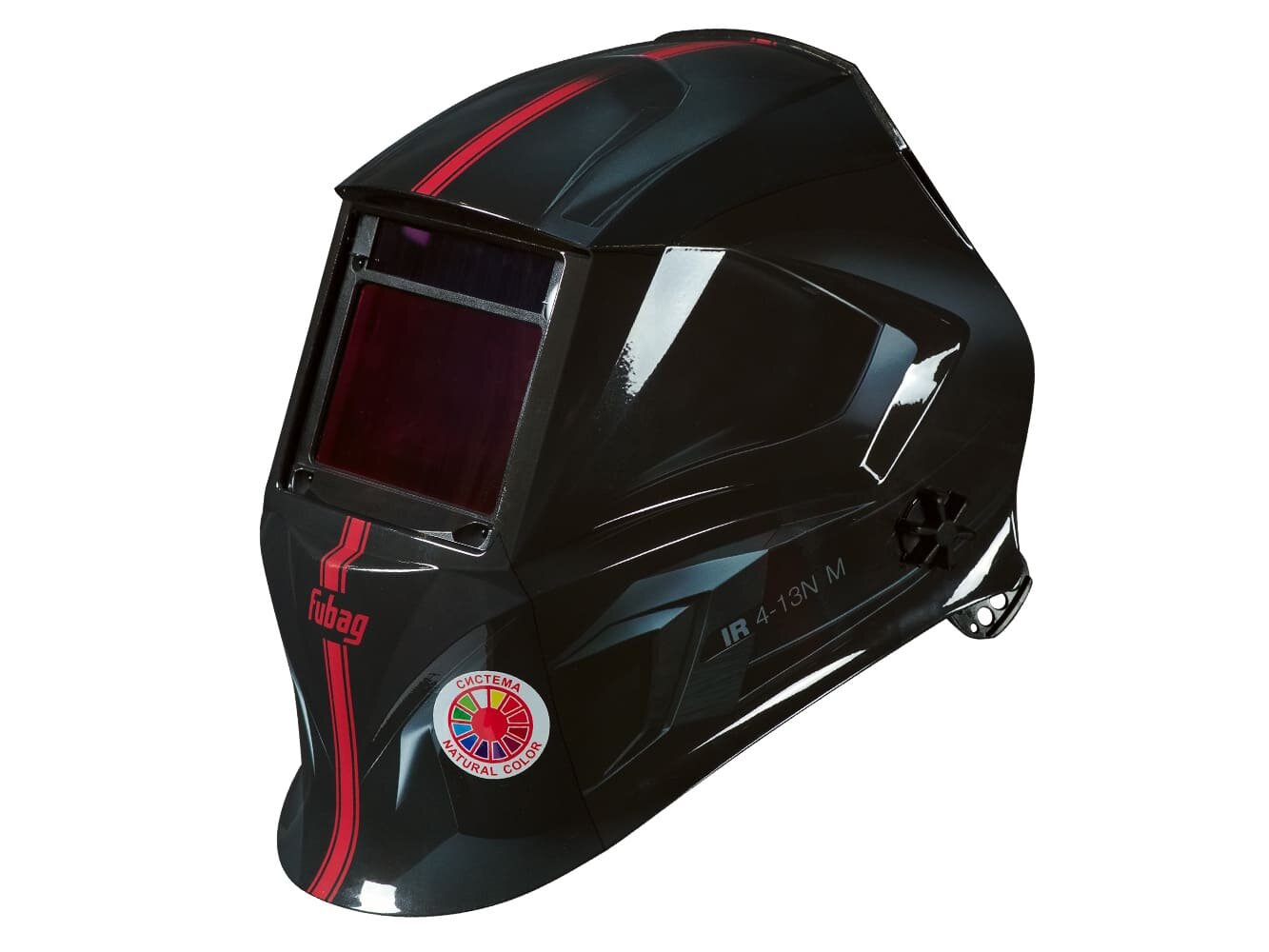 Сварочная маска хамелеон Fubag IR 4-13N M (100x65 мм, солнечная батарея + съёмная батарея)