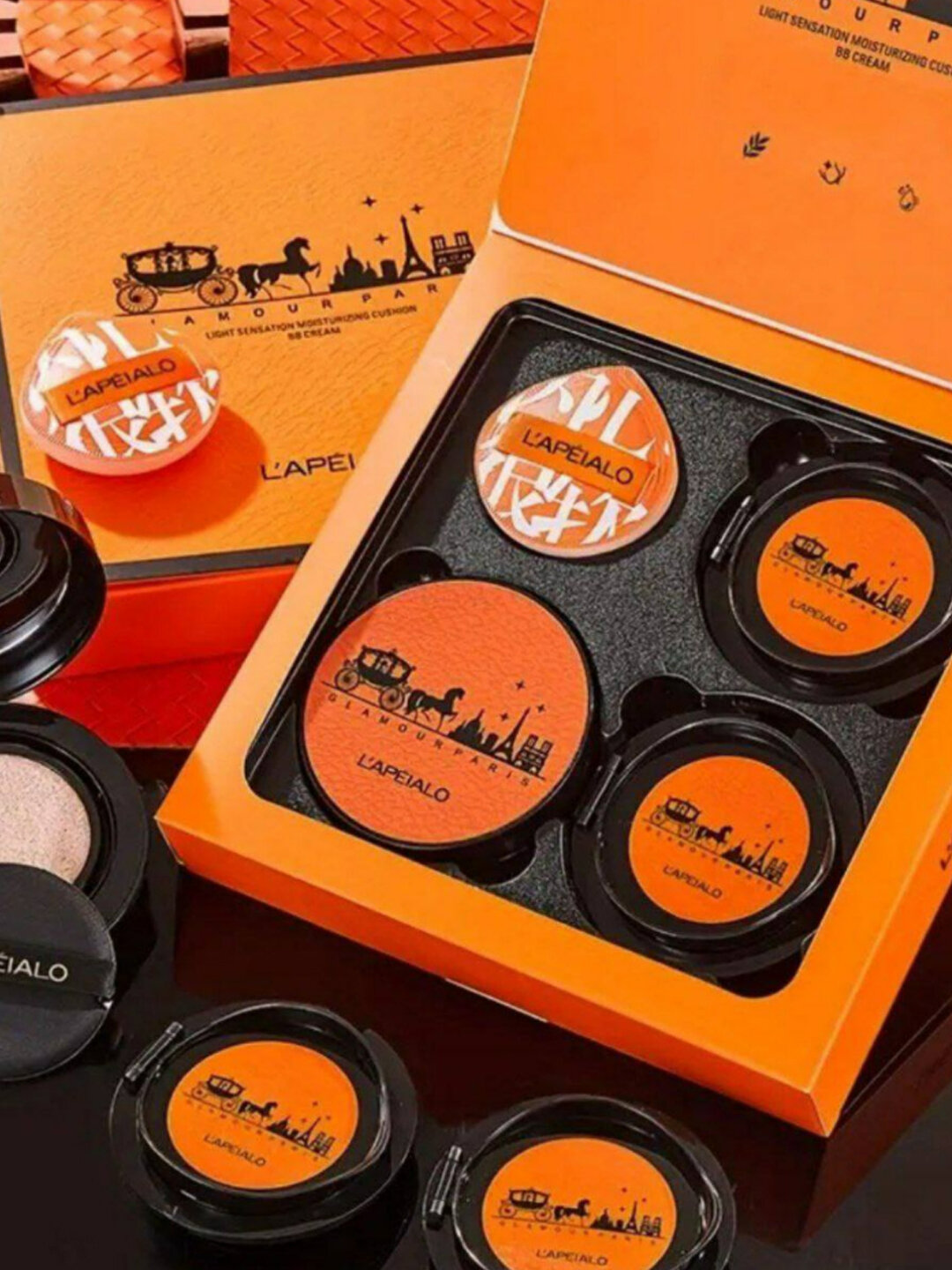 Кушон BB крем для лица Бриллиантовый кушон для лица 4в1 оригинал