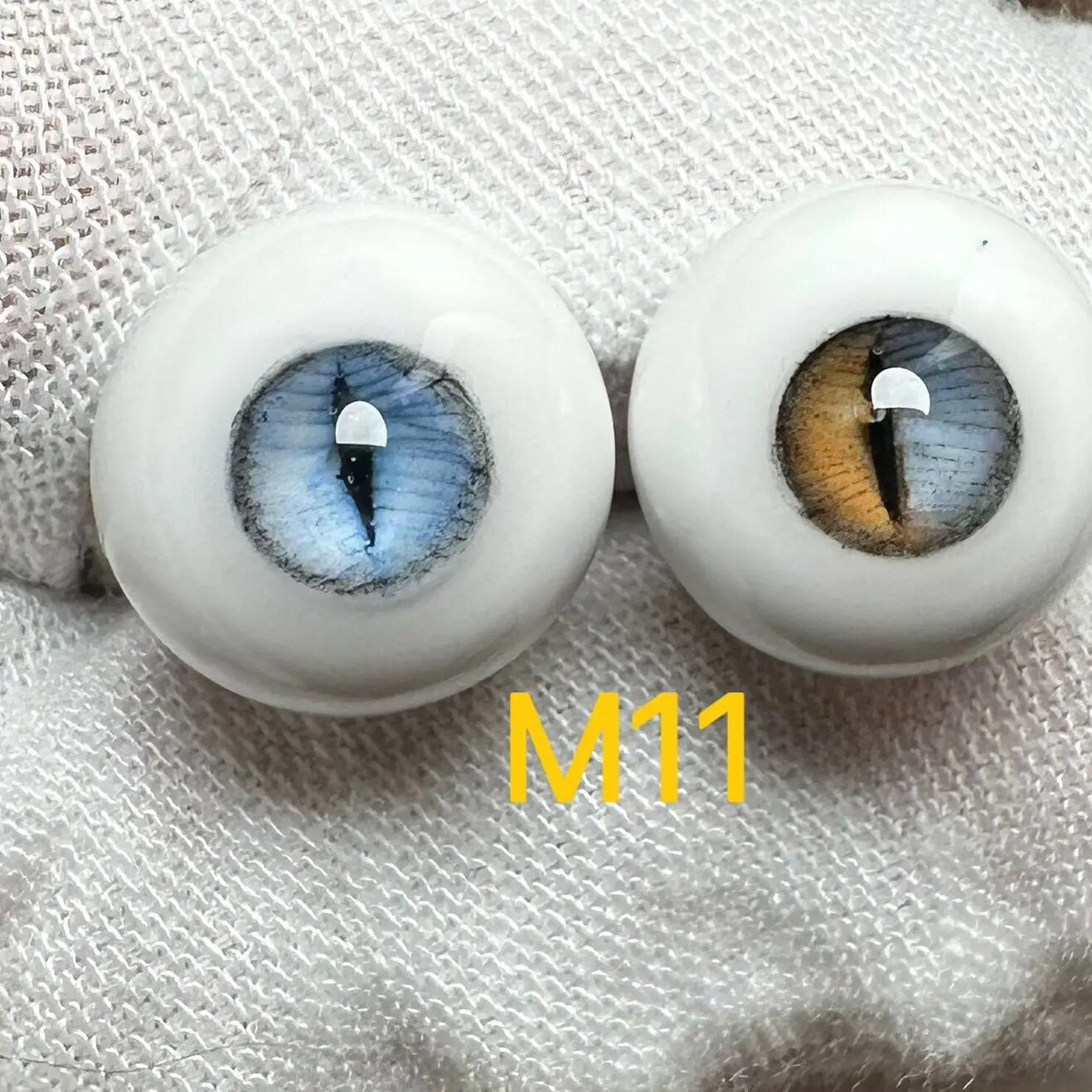 Гипсовые глаза для кукол M11, 16mm-7