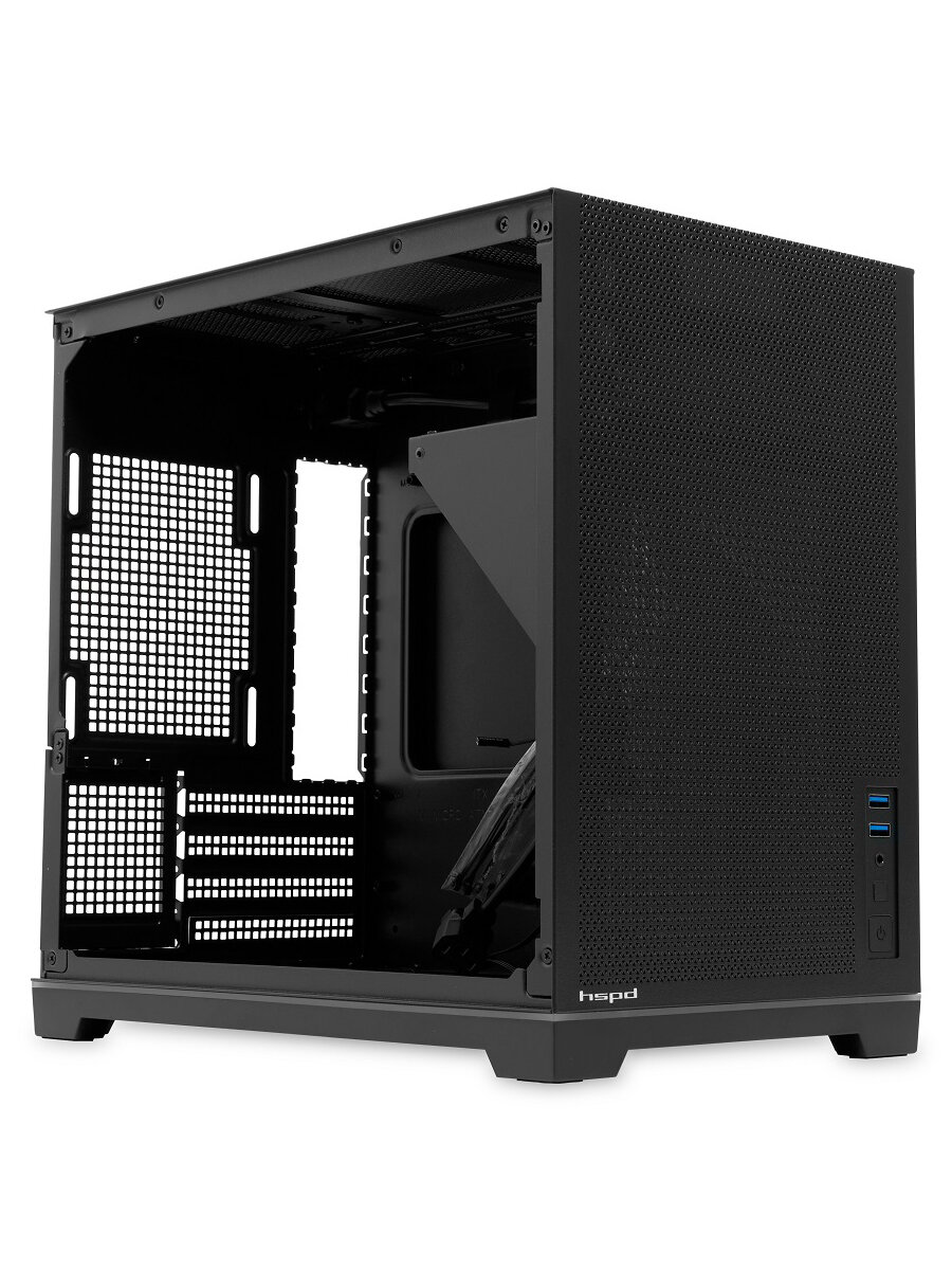 Корпус для ПК без БП HSPD M211 (M211-TGBK) — фото 1