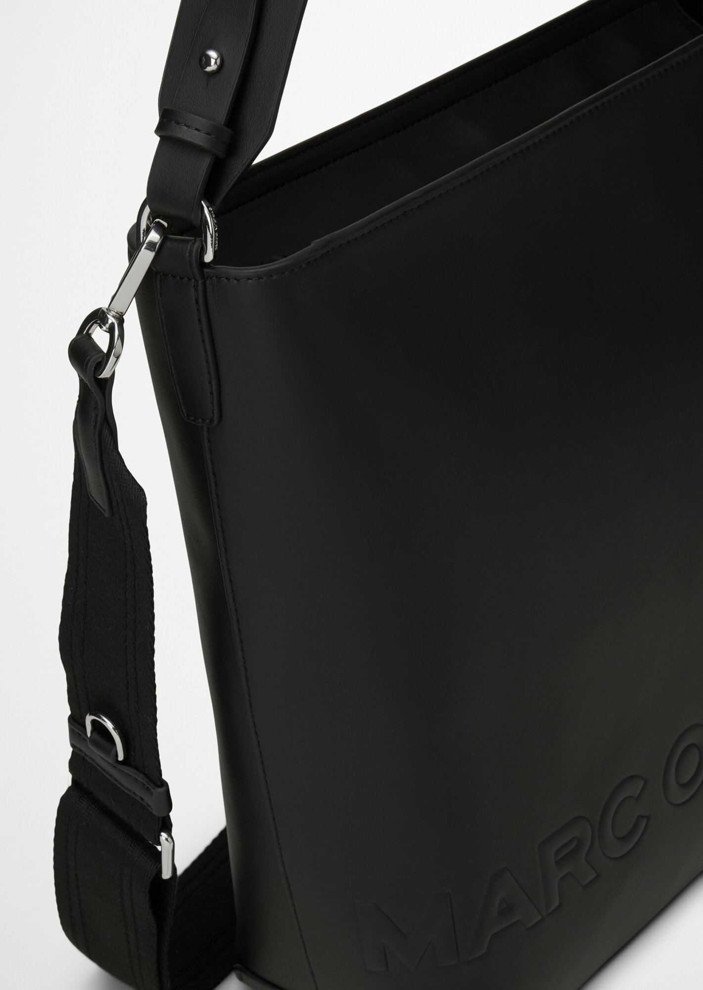 Сумка хобо Marc O'Polo, фактура гладкая, черный — фото 1