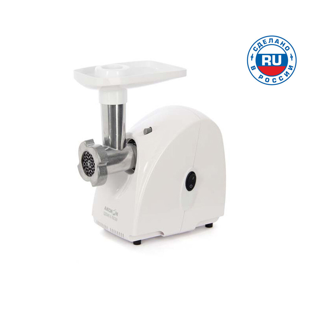 Мясорубка аксион М32.01 Белый