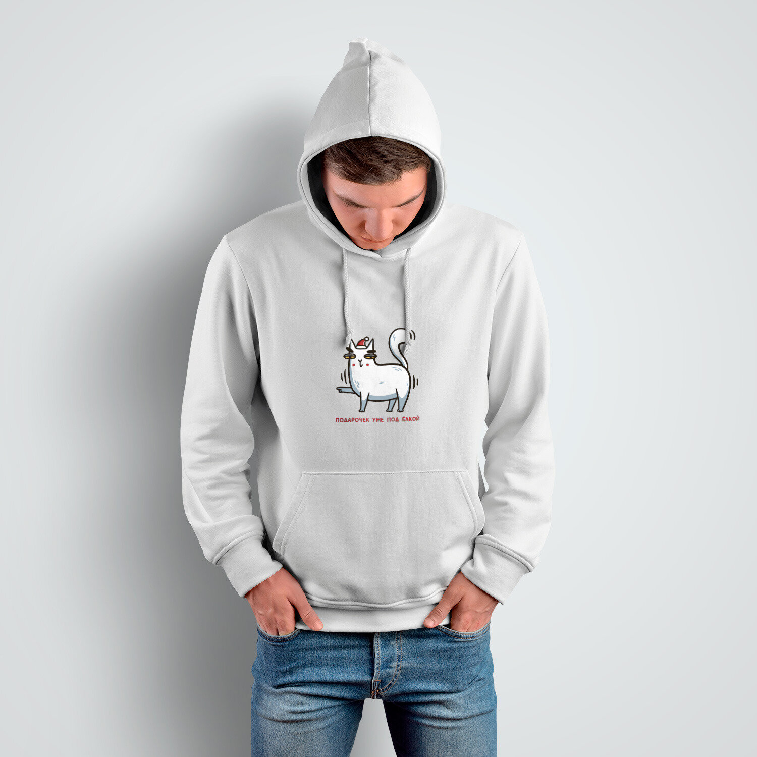 Худи Us Basic, размер 2XL, , белый