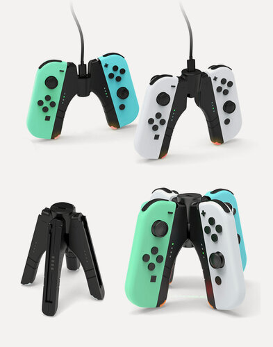 Изображение товара Зарядное устройство для 4-х контроллеров Joy-Con Nintendo Switch (Dobe TNS-1180)