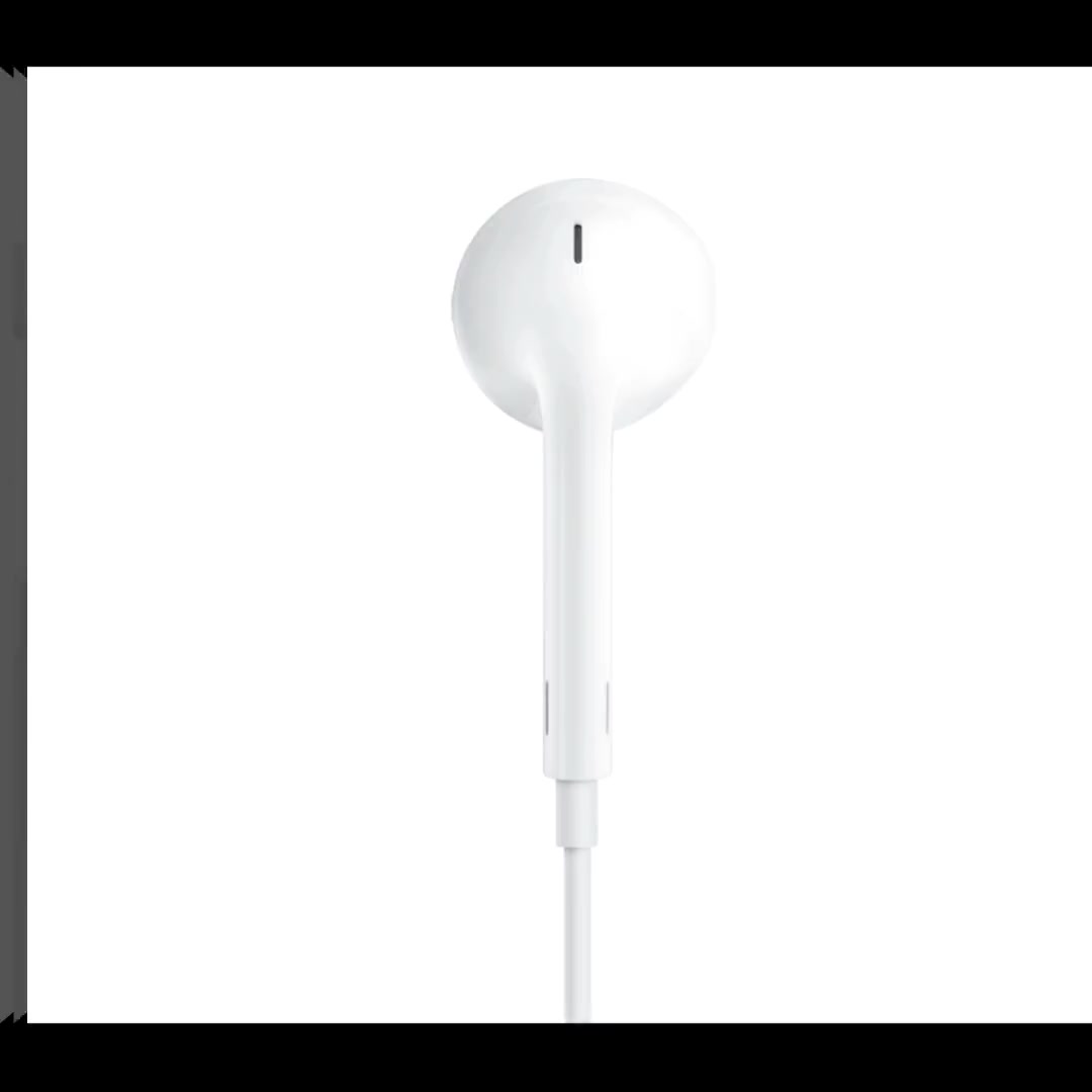 Наушники проводные EarPods Type C Connector для айфона iPhone 15 USB-C, белый — фото 1