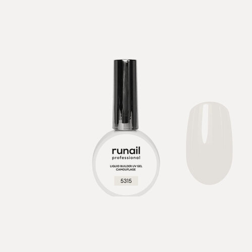 Изображение товара Runail, Камуфлирующий жидкий Уф-гель (цвет: Молочный коктейль), 15 мл №5315