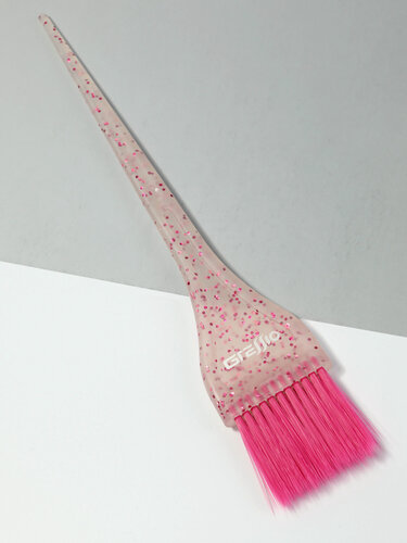 Изображение товара Кисть для окрашивания волос Gressio с хвостиком, ширина щетины 58 мм, розовая