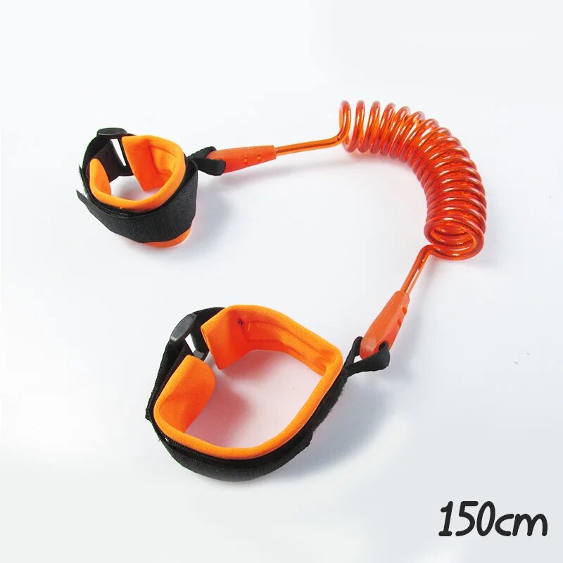 Поводок для защиты от потери ребенка, для прогулок, 1.5 м, orange, 1.5 м, Один размер