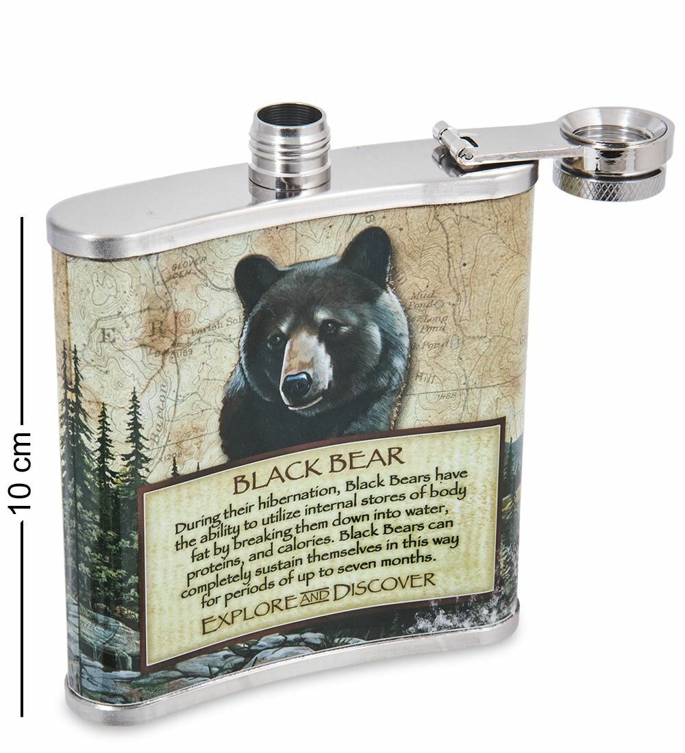Фляжка 'Медведь' 200 мл — фото 1