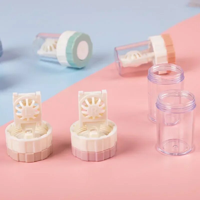 Аксессуары Для Контактных Линз Цветной чехол для контактных линз, random color 1pcs, Унисекс