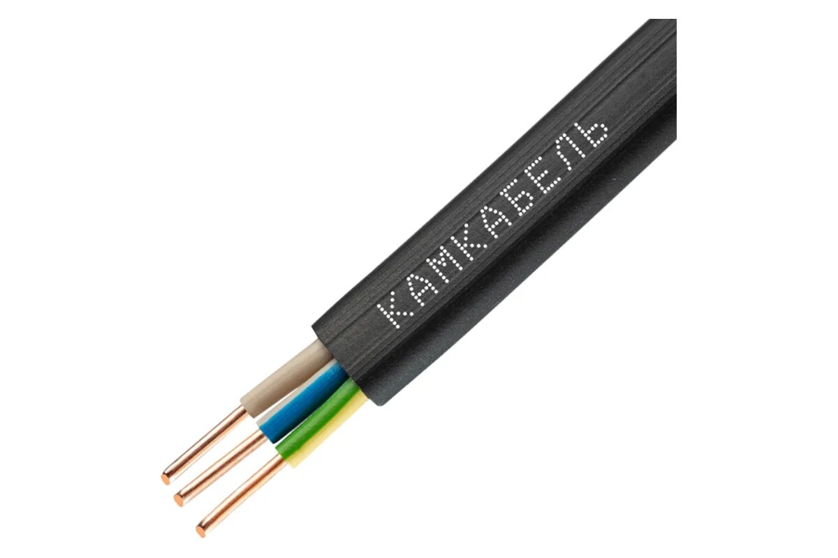 Кабель ВВГ-ПНГ А - LS Камкабель 3x2.5 мм 5 м ГОСТ 1157К30HG00070А0005М