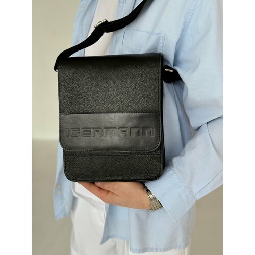 Сумка планшет Igermann, фактура матовая, коричневый