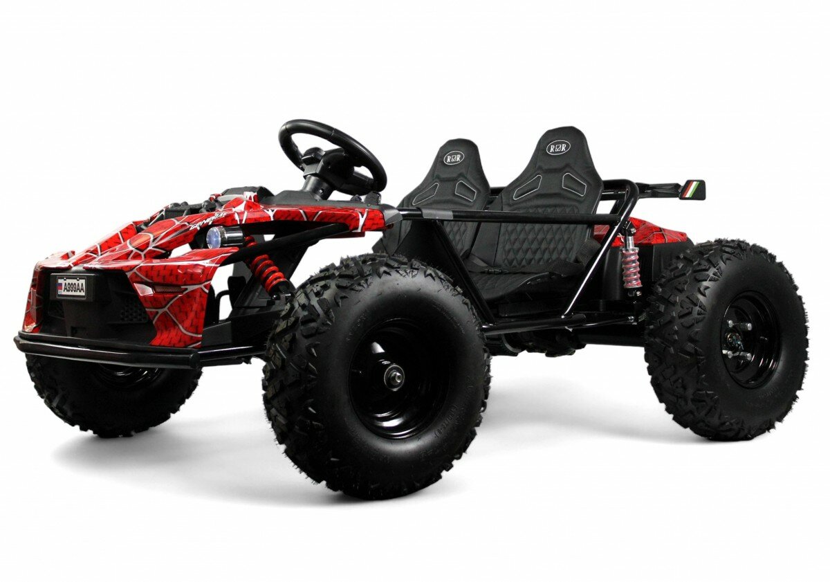Rivertoys Детский электромобиль A999AA красный спайдер