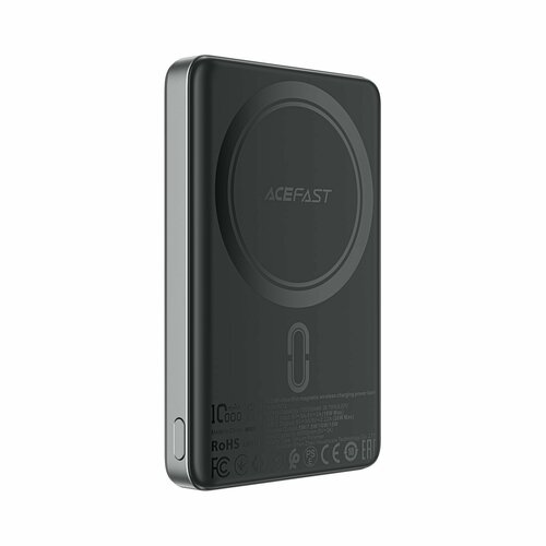 Компактный и легкий внешний аккумулятор ACEFAST M12 10000 mAh 20Вт MagSafe черный 3690₽