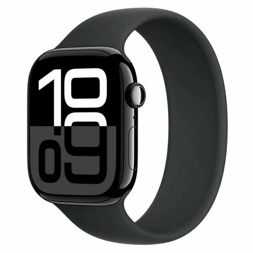 Умные часы Apple Watch S10 46 Jet Black Black Solo Loop S2 46500₽