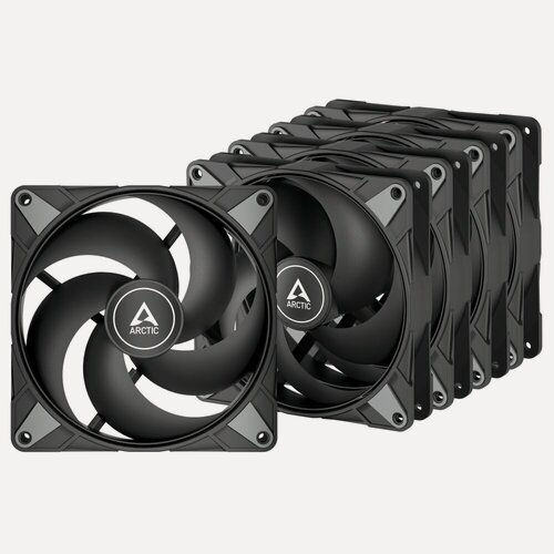 Изображение товара Вентилятор 140x140x27 Arctic P14 Max (Black), PWM, 400-2800rpm, 0.35A, ACFAN00290A, 5 шт