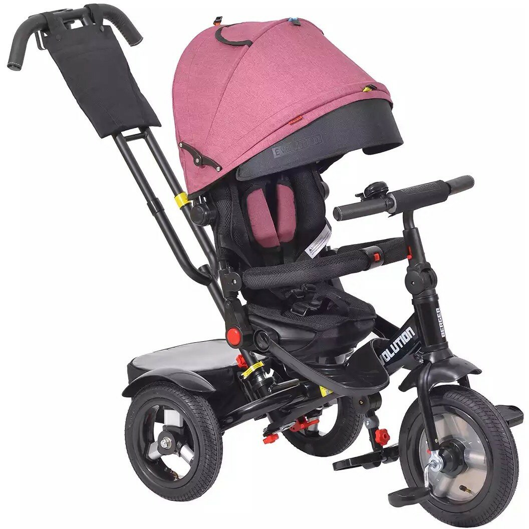 Детский велосипед Werter Berger Evolution Air 12, год 2025, цвет Розовый