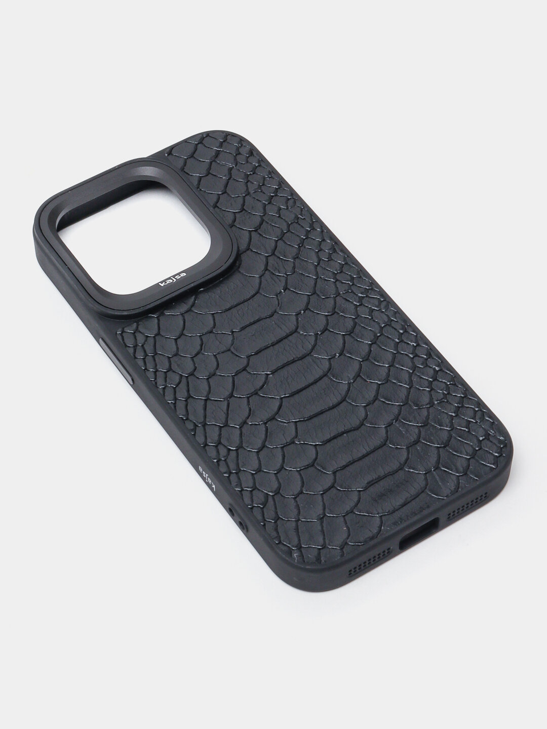 Кожаный чехол KAJSA для iPhone 15 Pro, Черный 15 Pro