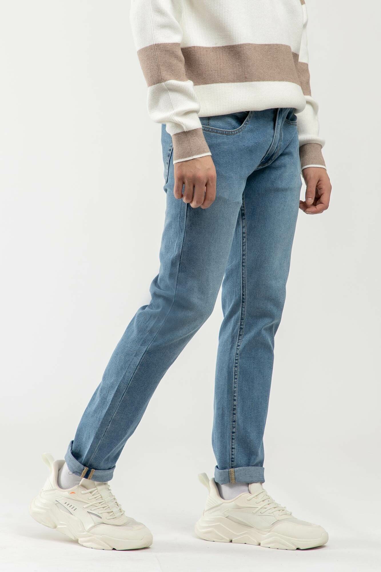 Джинсы зауженные TERRA PRO, размер 31, blue — фото 1