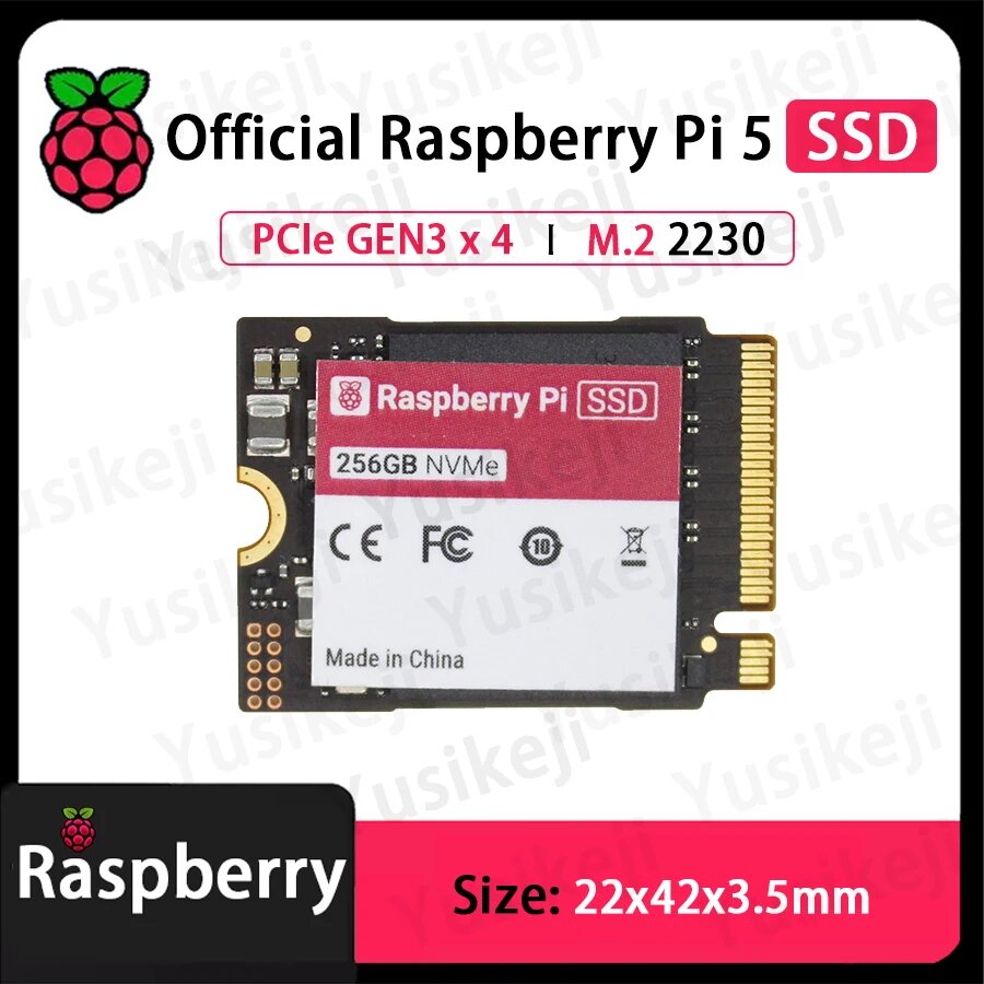 Raspberry Pi 5 NVME SSD Raspberry Pi SSD 256 ГБ 512 ГБ M2 новый оригинальный жесткий диск, M2 2230 SSD 256G