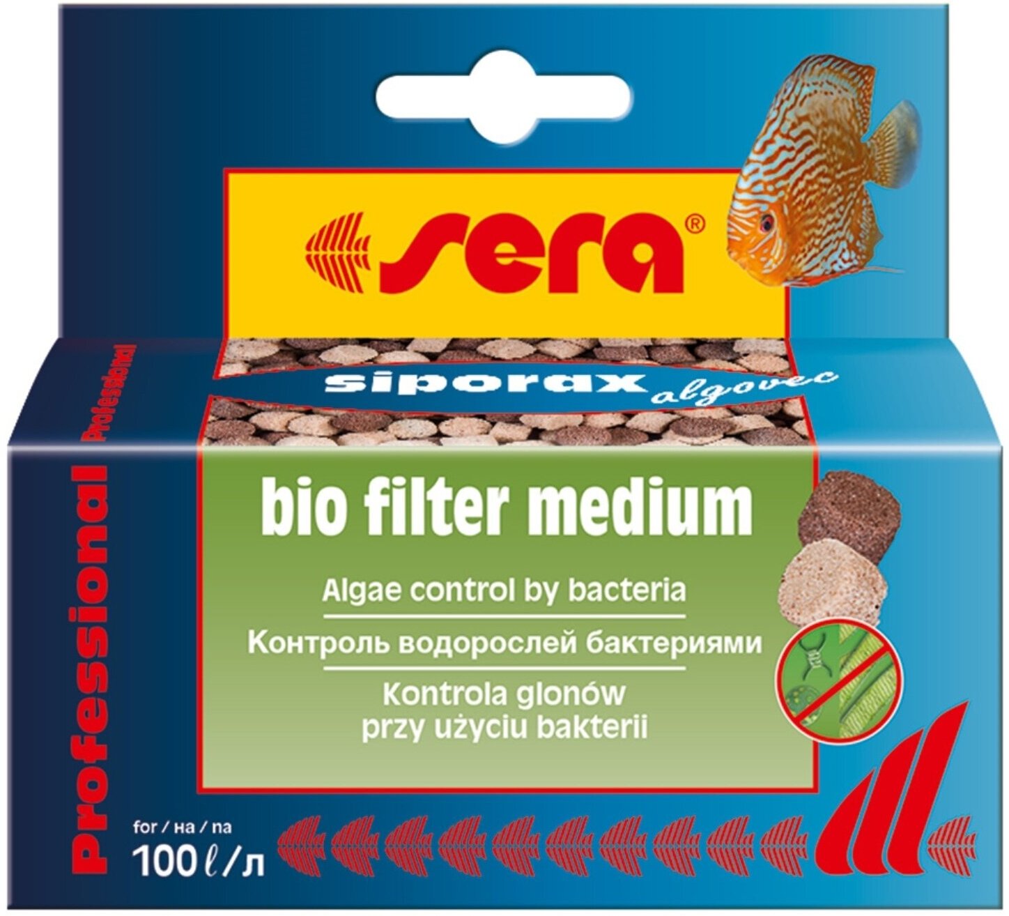 Биологический наполнитель Sera SIPORAX ALGOVEC Professional, 35 гр.