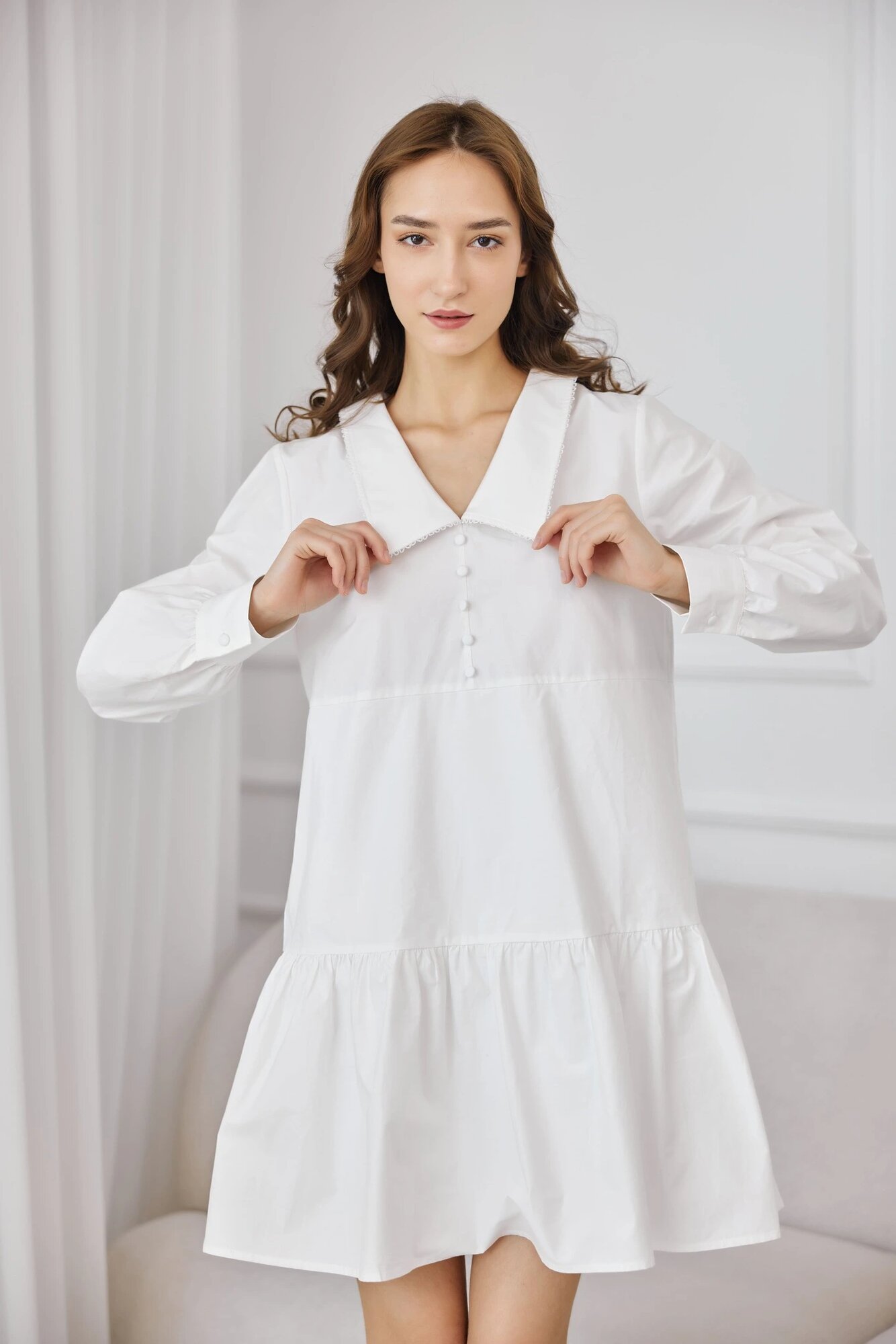 Платье Selfie, размер M, белый — фото 1