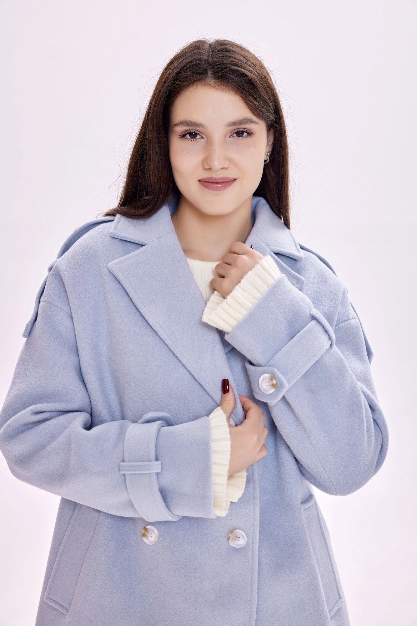 Пальто Selfie, размер XS, синий — фото 1