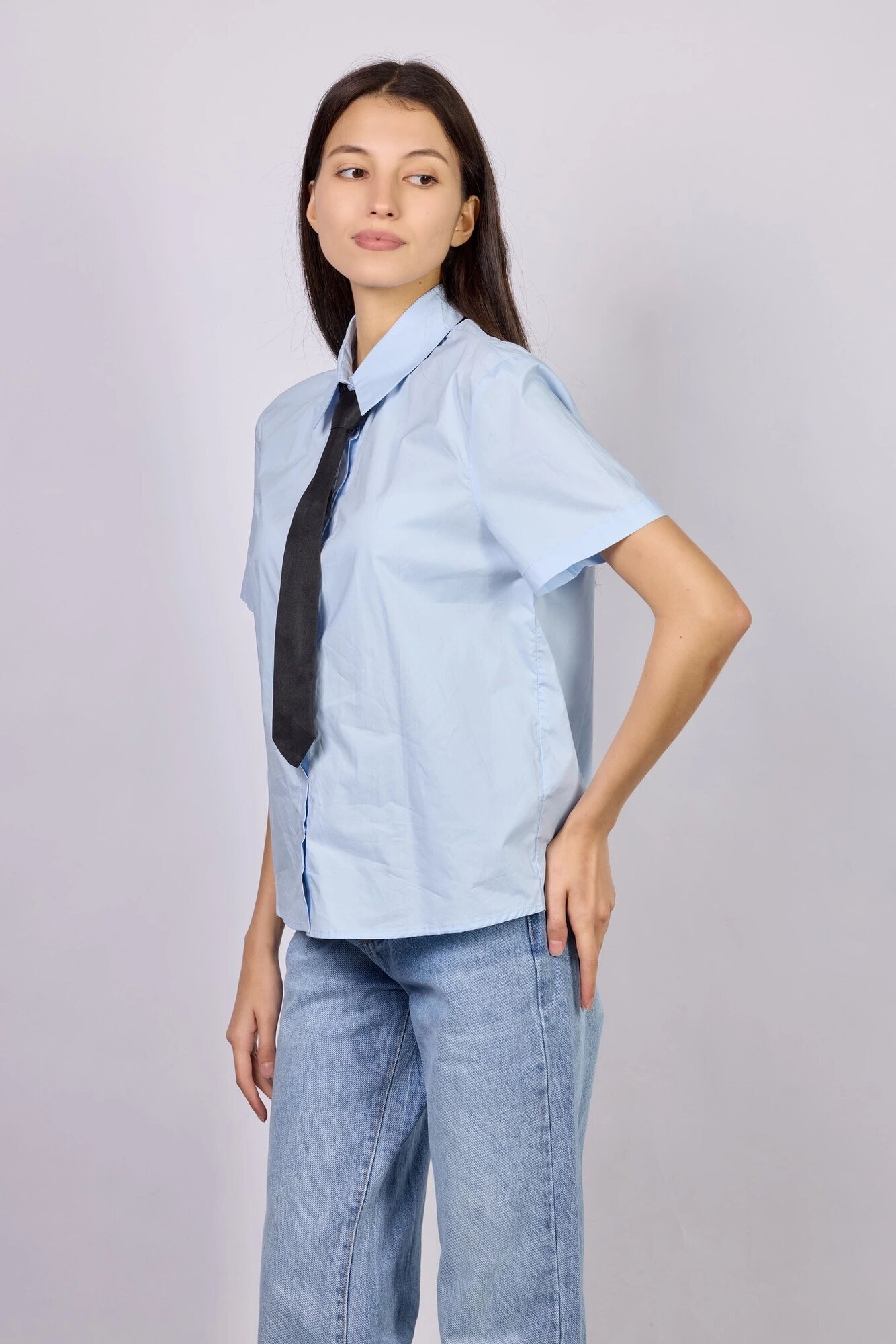 Рубашка Selfie, размер XS, cиний — фото 1